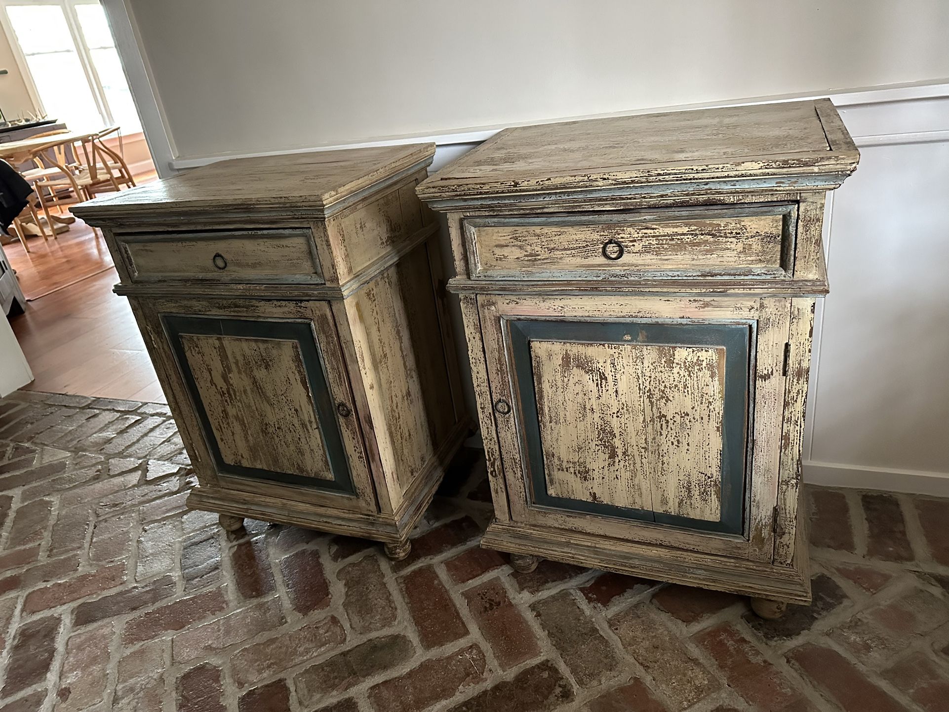 Distressed Side Tables / Nightstands