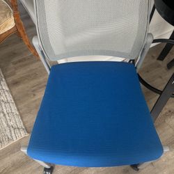 Blue and Grey Office Chair
