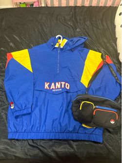 Pokémon jacket and fanny pack bundle