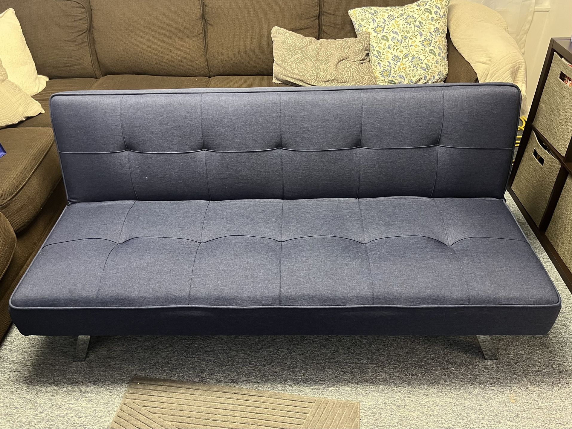 Futon Bed - Navy Blue Serta  Child Size