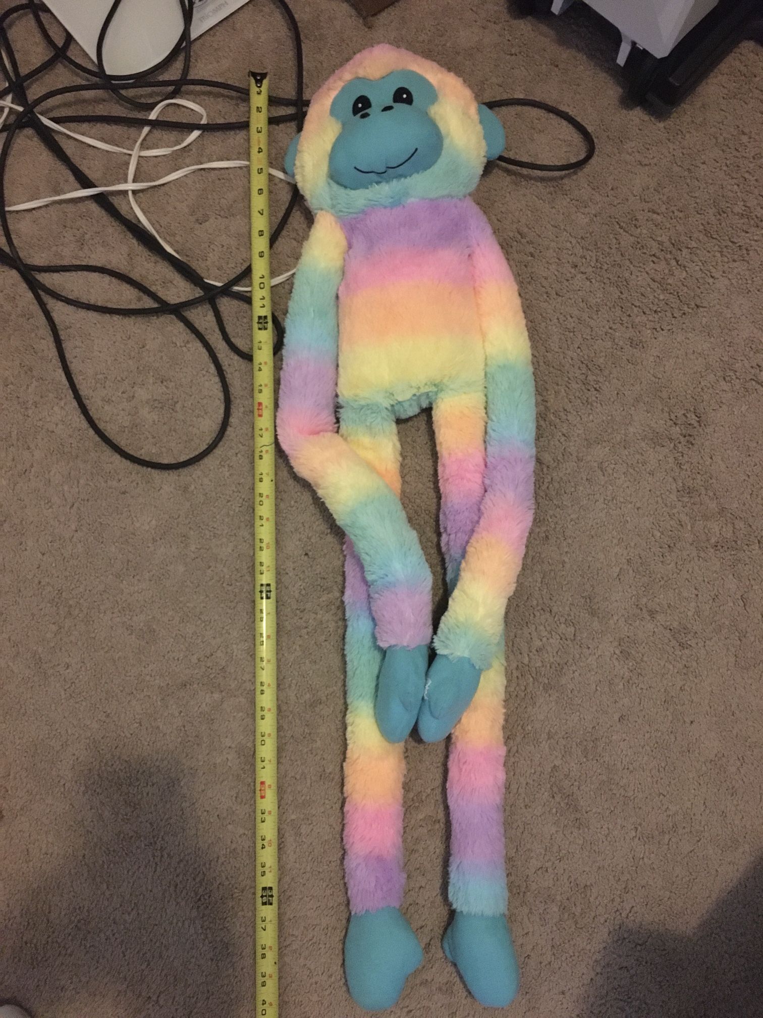 Goffa 40” Pastel Plush Monkey
