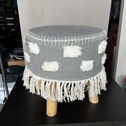 Boho Footstool / Ottoman 16” Tall