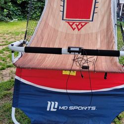 MD sports with basketball