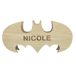 Batman custom Wooden Wall Decor (Nicole) Customized