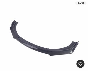 New universal carbon fiber look lip splitter with mounting hardware.