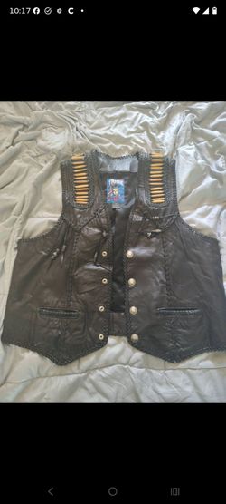 Vintage Handmade Leather Vest