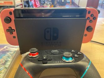 Nintendo switch with controller