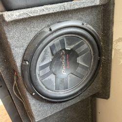 12 Inch Subwoofers With Truck Box & 1000w Amp