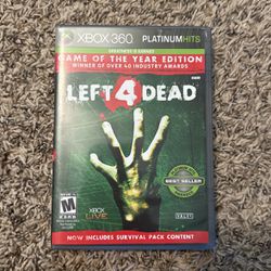Left 4 Dead Game Of The Year Edition For Xbox 360