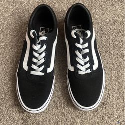 Black/white Vans