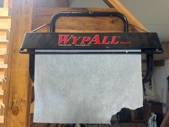 Kimberly Clark WypAll* Wall Mount Jumbo Roll Wiper Dispenser with new roll