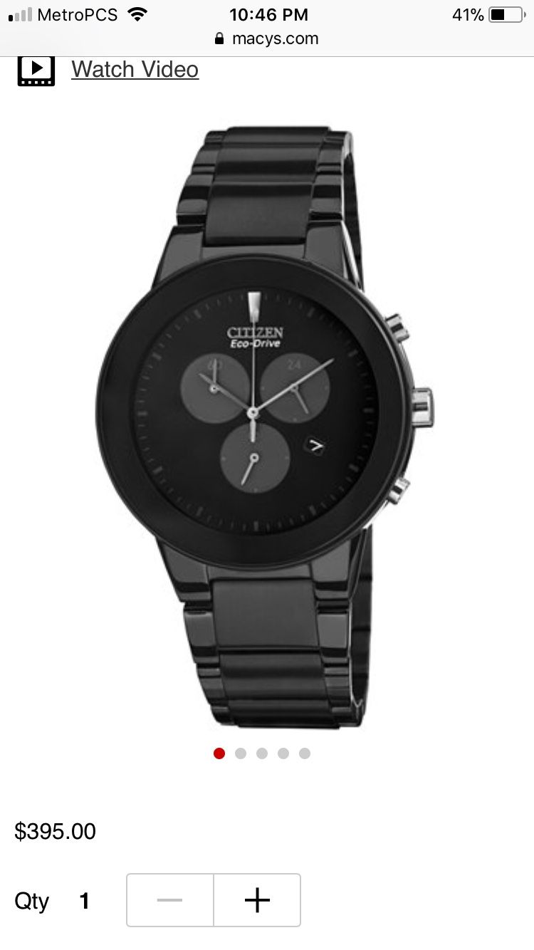 Citezen eco-drive watch