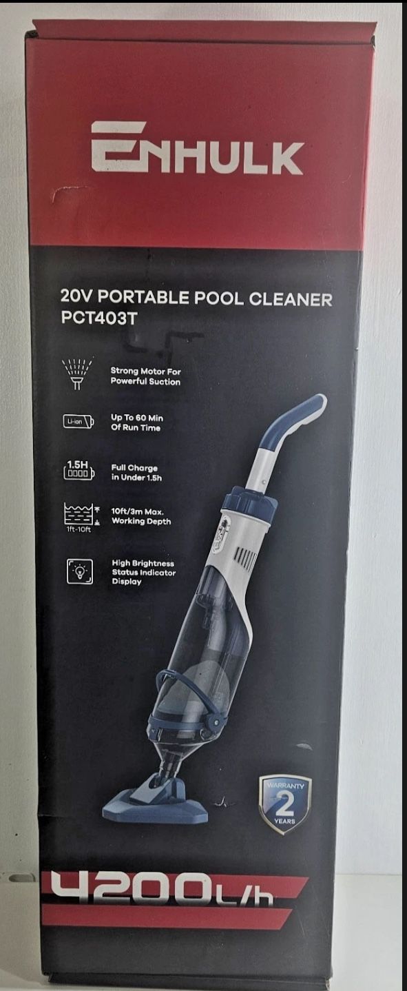 Enhulk PCT403T Pool/Spa Vacuum Cordless