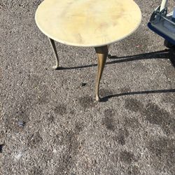 Small Marble Table Vintage