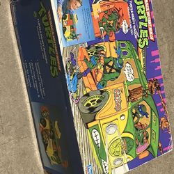 Vintage Teenage Mutant Ninja Turtles Party Wagon With Box