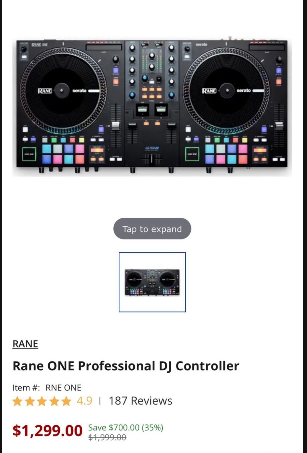 Rane One DJ Controller