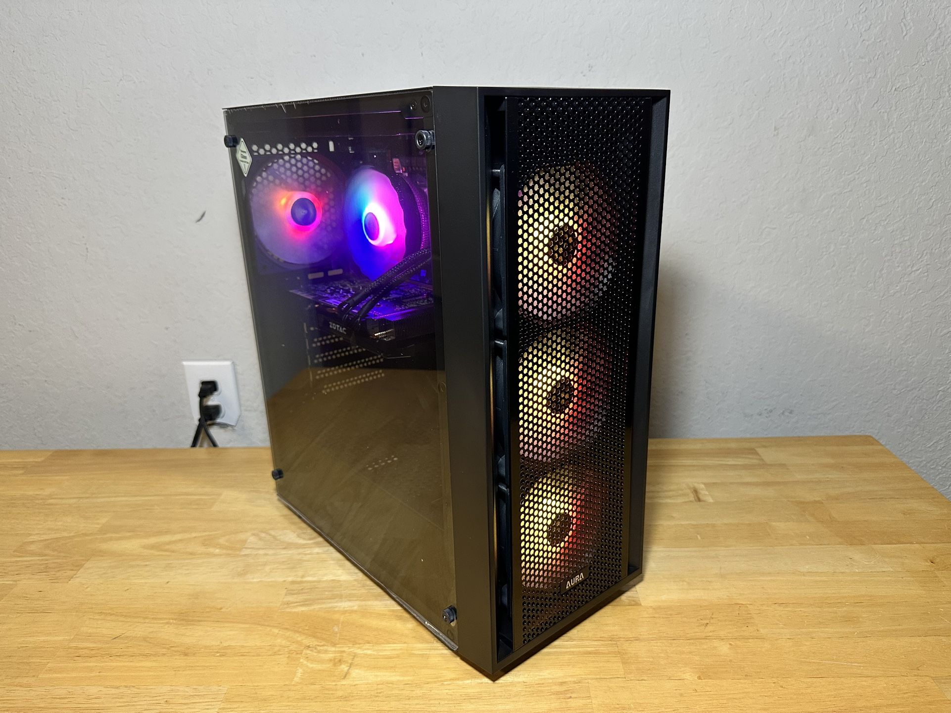 Black Gaming PC NVIDIA GTX 1070 16GB Ram 500GB SSD