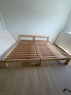 Twin IKEA Neiden beds