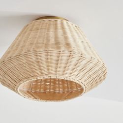 Woven Ceiling Light Shade 