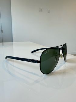 Ray-Ban RB8307 002/N5 Men’s Aviator Sunglasses – Black Frame – Box Included