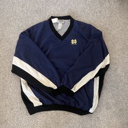 vintage Adidas Notre Dame Fighting Irish windbreaker