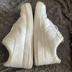 Air Force Ones -Size 9 White on White