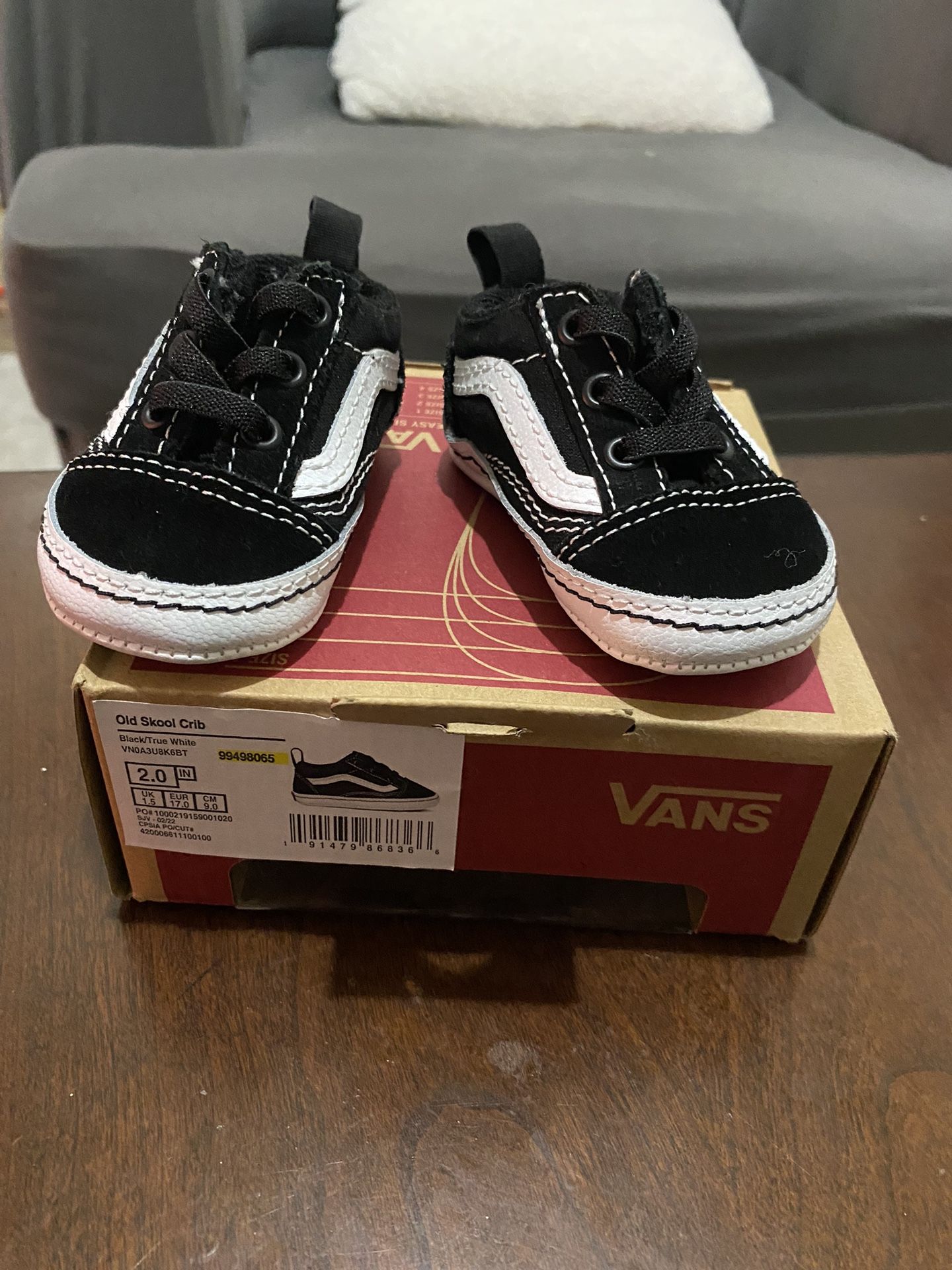 Vans Old Skool Crib (Low) Size2c