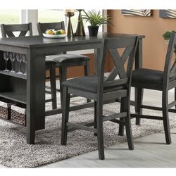 Gray Dining Table Set 