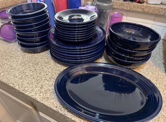 Fiestaware Cobalt blue set