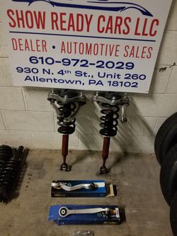 2002-05 Audi A4.1.8t Front complete Struts and Lower control Arms.