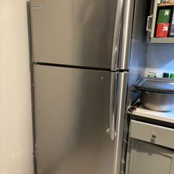 Stainless 18.3 Cubic ft.  Frigidaire Gallery W/  Top Freezer