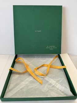 New Authentic Goyard Square Gift Box 9.75in X 9.75in X 1in