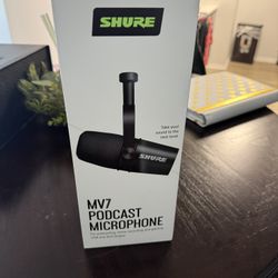 Shure MV7 Podcast microphone 