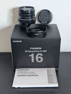 Fujifilm XF 16mm f2.8 R WR Lens