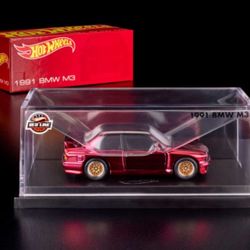 2023 Hot Wheels RLC 1991 BMW M3 Spectraflame Red - Brand New In Box! HNL25