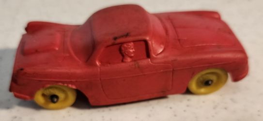Vintage Auburn Rubber Co Red Jaguar 