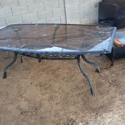Glass Patio Table  $20