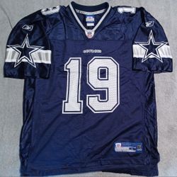 Keyshawn Johnson Dallas Cowboys Men's Size Large Reebok On Field Jersey