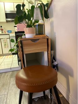 Folding Dining Table + 2 Stools