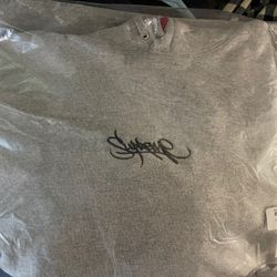 Supreme Tag Logo Hoodie Medium Brand New