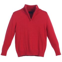 NWT Gioberti Boy's Knitted Half Zip Long Sleeve Sweater Red Top  Size 14 Sweatshirt  Kids Children's  Pullover Shirt