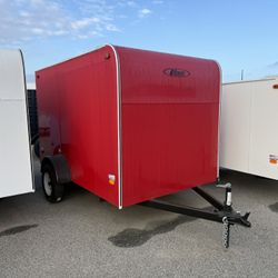2026 Carson Trailer Red Enclosed Lt 6’ X 10’ 2.9K
