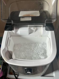 Humhold Countertop Nugget Ice Maker Machine (Model HDZB-15B1) - Stainless Steel