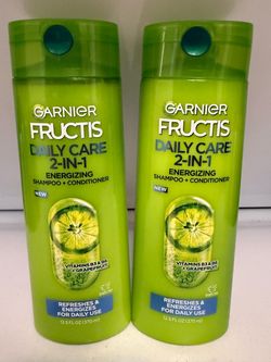 Garnier Fructis Shampoo 2 in One 2 x $6