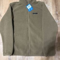 Columbia Rugged Ridge III Sherpa Full Zip Jacket Size Medium
