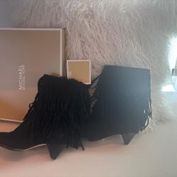 Michael Kors Fringe Boots 