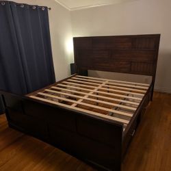 King size bed frame