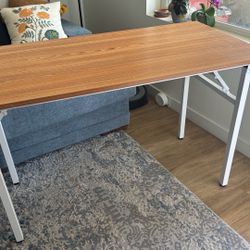 Desk With Folding Legs