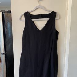 Banana Republic Black Linen Dress