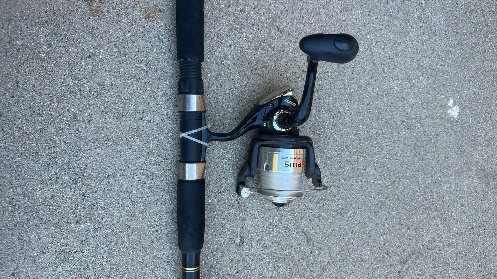Fishing Pole And Spinning Reel 8 Foot